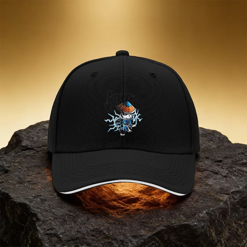 Defensive Ancient Warrior Lightning Hat Unisex Printed Baseball Cap Sandwich Duckbill Cap Sports Hat Suitable for Daily Commute