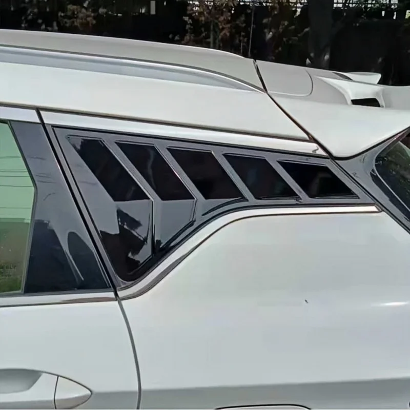 لجيلي كولراي بروتون BelGee X50 2019 ~ 2025 نافذة السيارة الخلفية الجانب تنفيس مصراع كوة غطاء الكسوة الديكور ضبط الملحقات #6