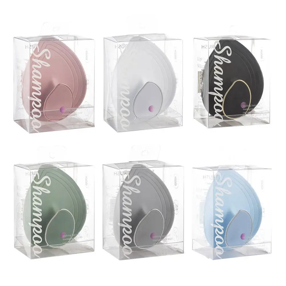 Scalp Massage Shampoo Brush Soft Silicone Deep Cleaning Remove Dandruff Exfoliate Relaxing Scalp Massage Shower Tools