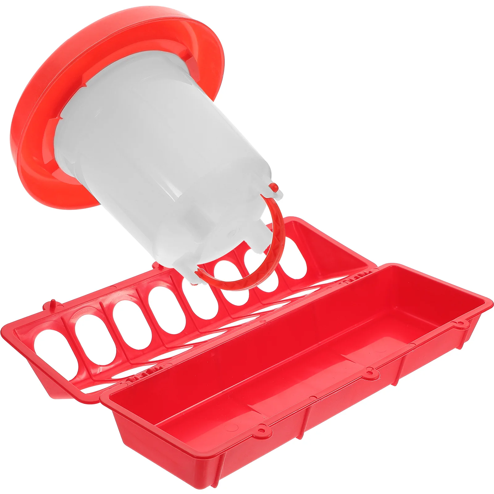 

Automatic Chicken Durable Plastic Poultry Feeding Chicken Feeding Box Box Container Water Holder Practical Trough Feeder