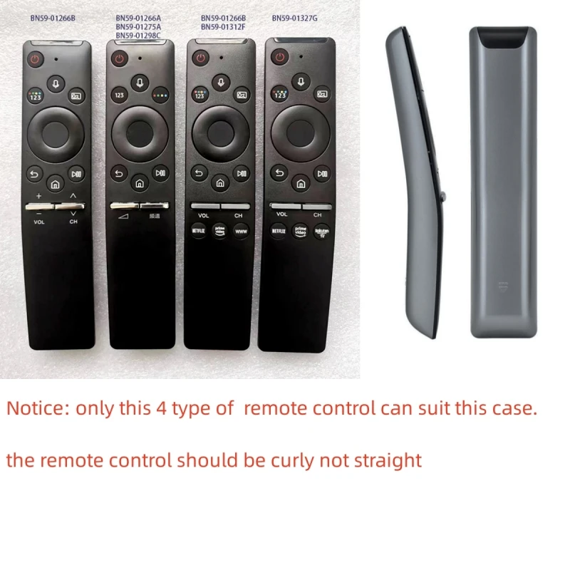 1 Stück TV-Schutzhülle Silikon Fernbedienung Schutzhülle für Samsung BN59-01259B BN59-01260A BN59-01242A Smart TV – Detail 3