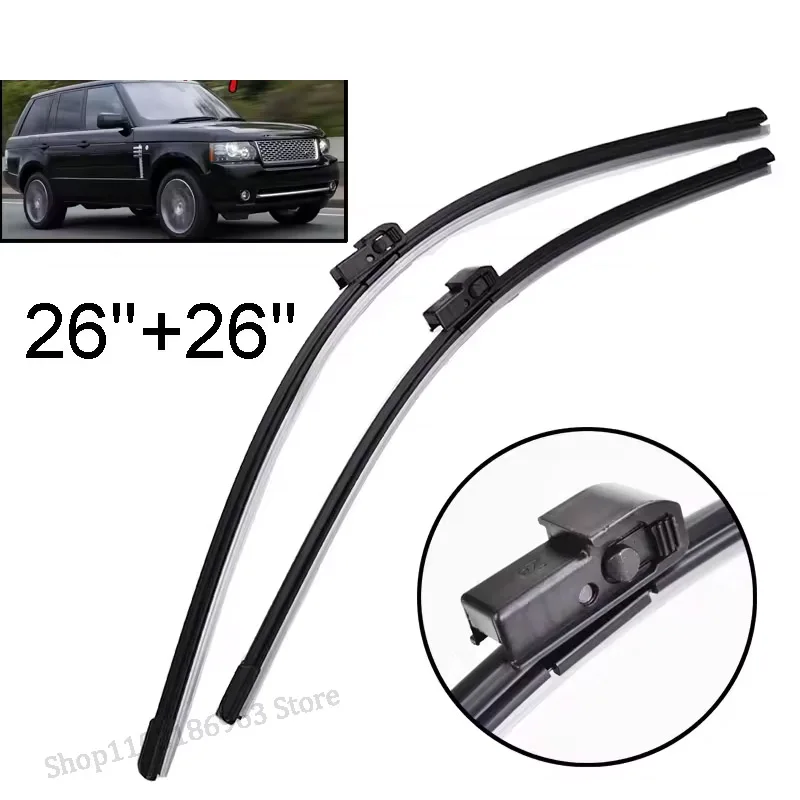 

Wiper Front Wiper Blades For Land Rover Range Rover L322 Vogue HSE 2002 - 2012 Windshield Windscreen Window Brush 26"26"