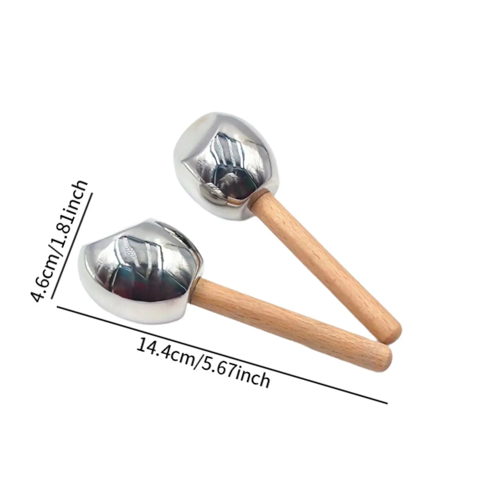 أسطوانة تبريد للوجه من آيس جلوبز للوجه والعينين، أسطوانة تبريد، مقبض خشبي محمول من الفولاذ المقاوم للصدأ أداة تجميل كرات تبريد #6