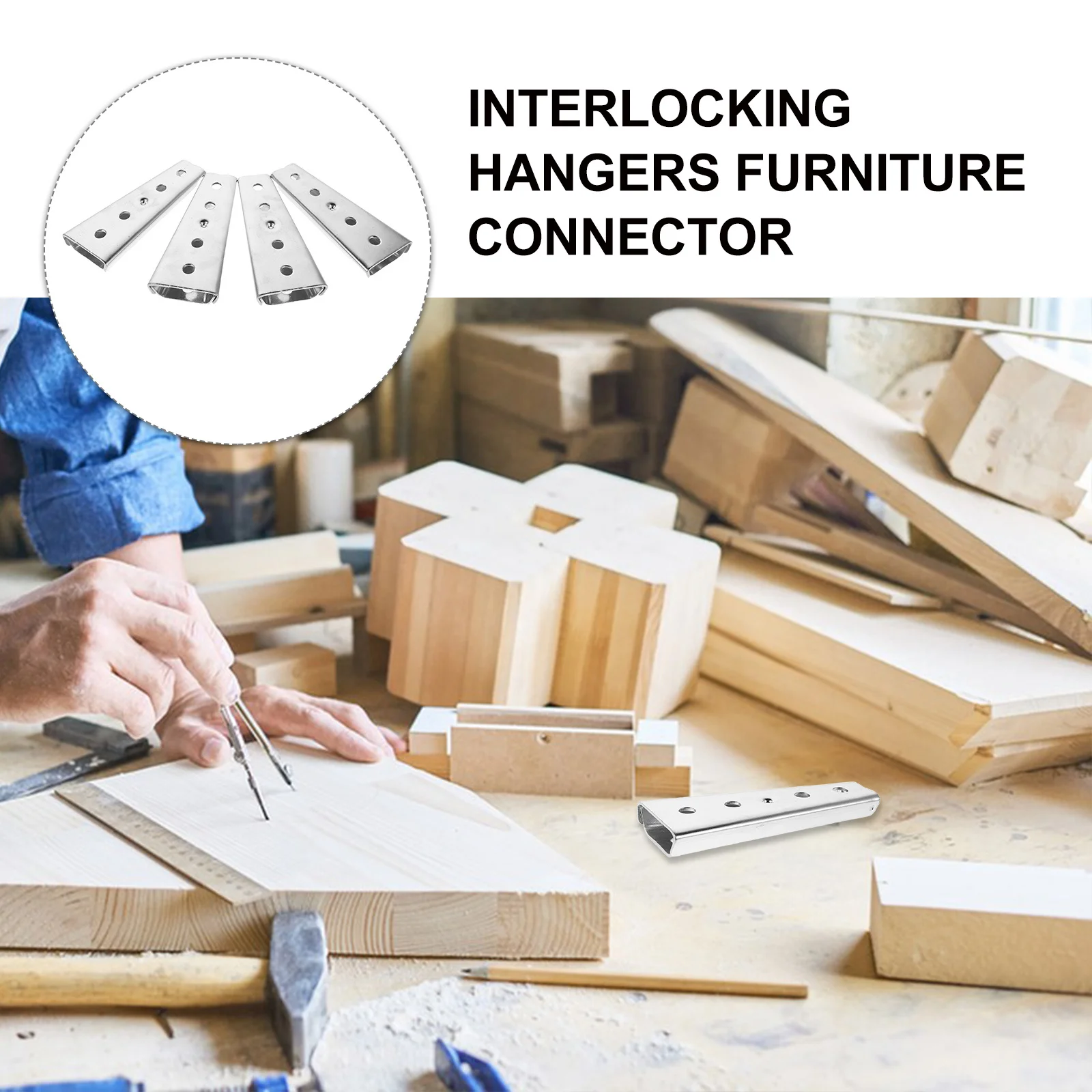 

Bed Headboard Fixing Brackets Heavy Duty Metal Interlocking Sofa Connectors For Sectional Couch Furniture Hardware Hidden