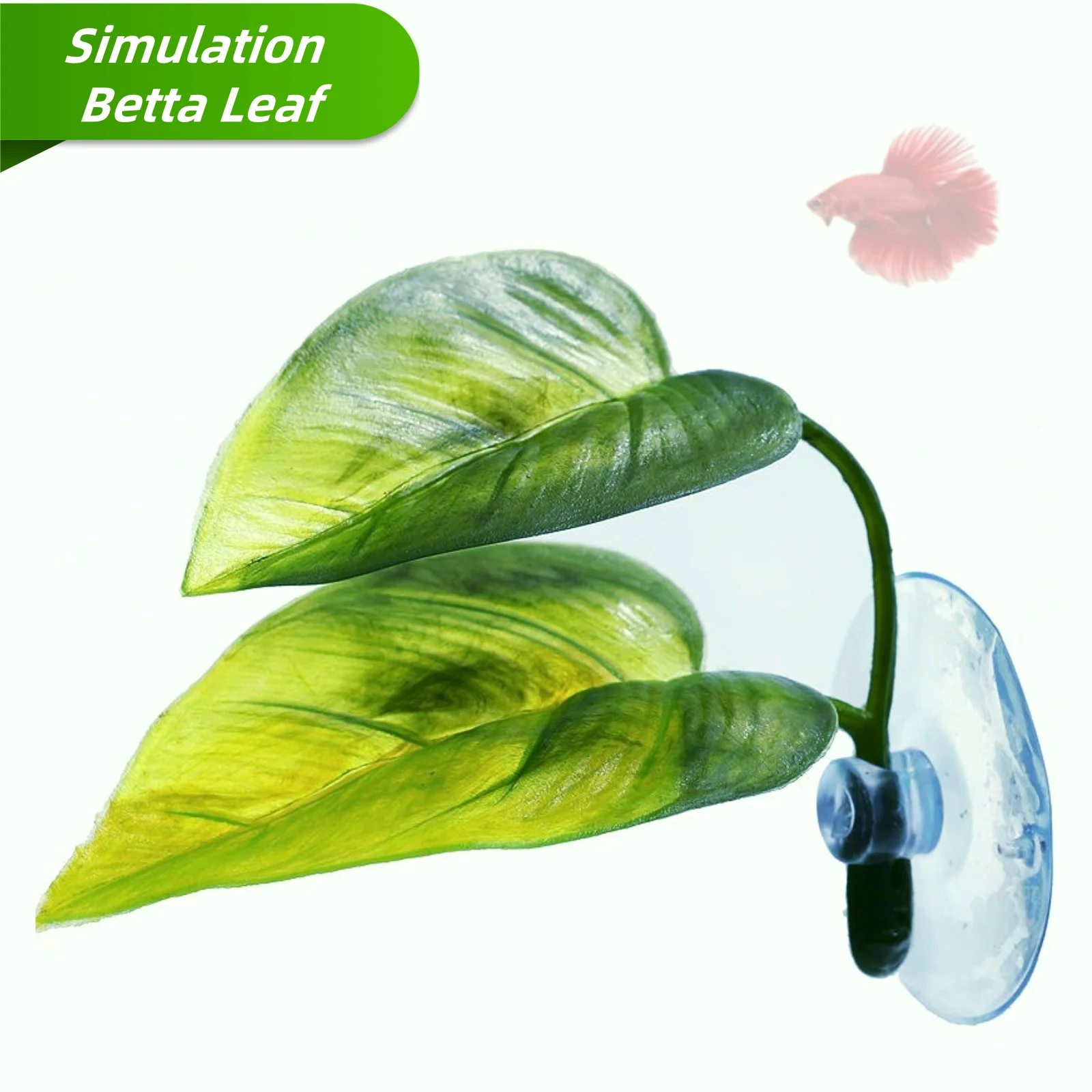 Pets Fish Tank Decor Betta Relax Play Plants Leaf Aquarium Decoration Fish Spawning Ornamental Artificial Leaf Hammock