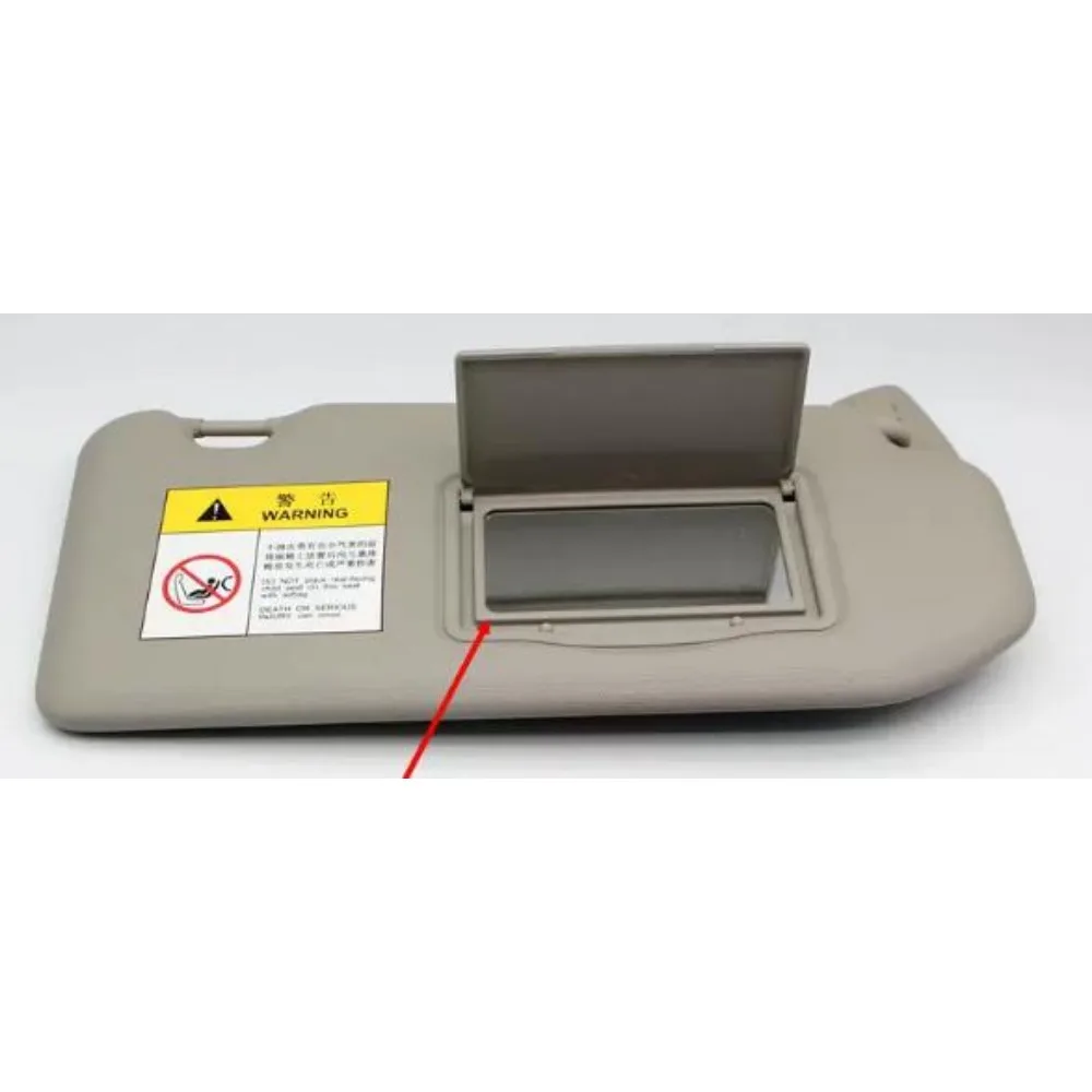 Sun Visor Makeup Mirror Cover Without Light for Peugeot 301/308 2008 for Citroën C3L Elysee C3XR