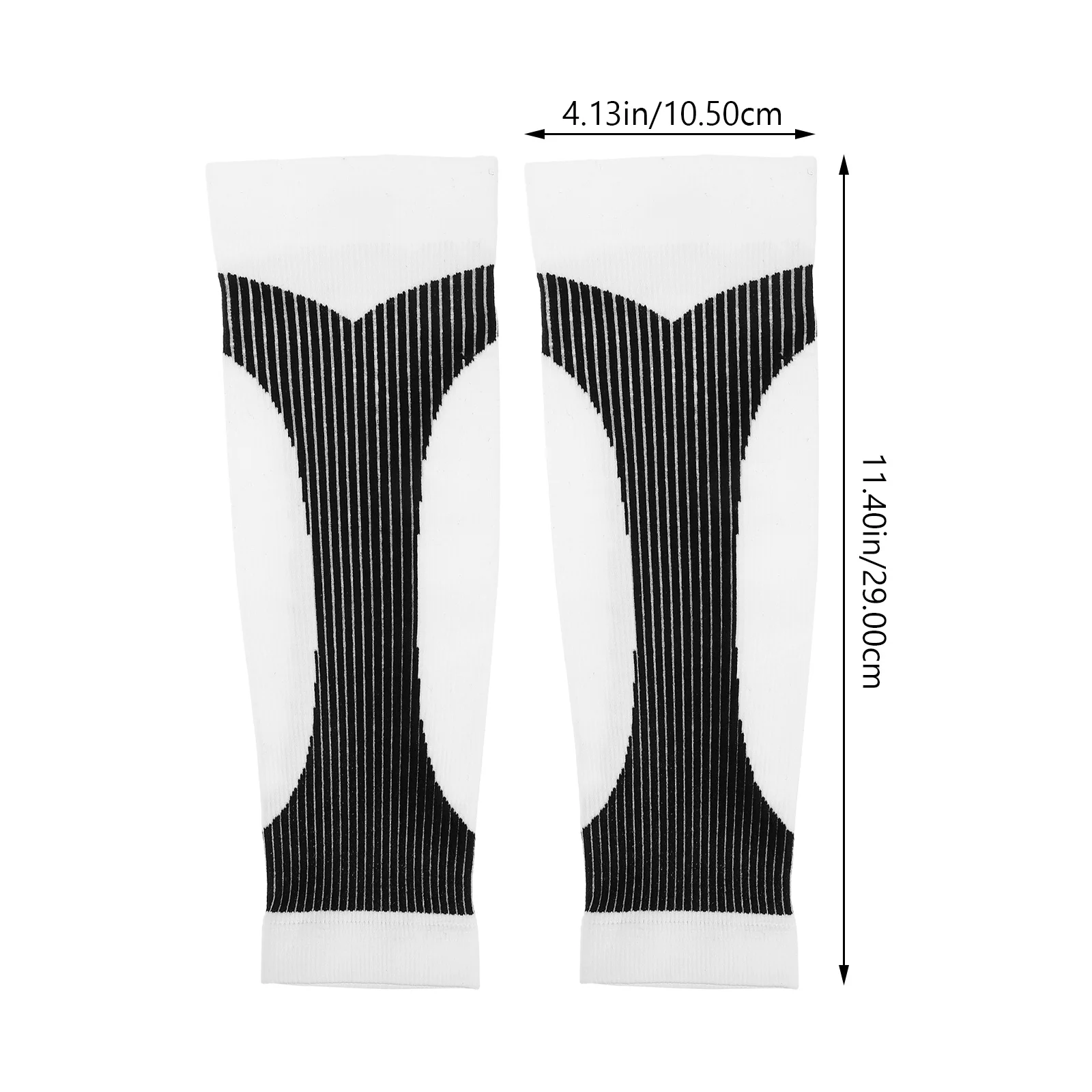 قطعتان من الجوارب الرياضية المرنة القابلة للتنفس للجري وكرة السلة وكرة القدم ودعم حماية الساق
