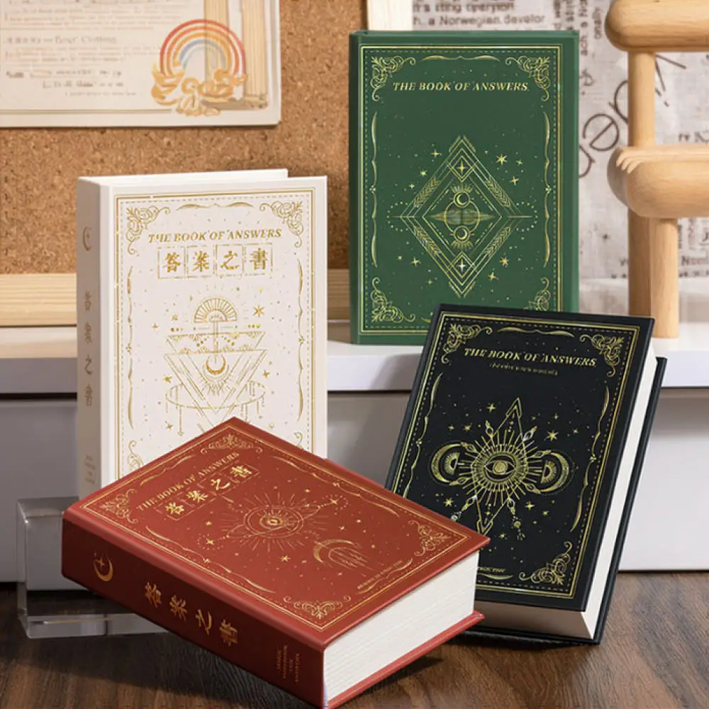 Mini Answer Book Creative Memo Pad Portable Diary Fun Stress Toy Stationery Gift For School Students Office Supplies