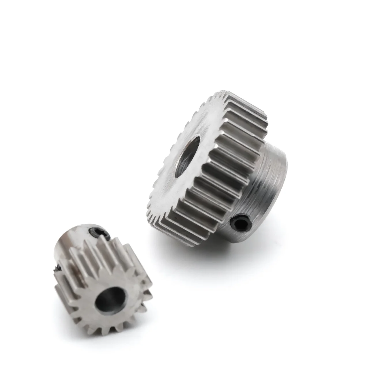 0.8M Spur Gear 16-69 Teeth 40CR Steel Cylindrical Straight Gear Custom Model DIY Accessories