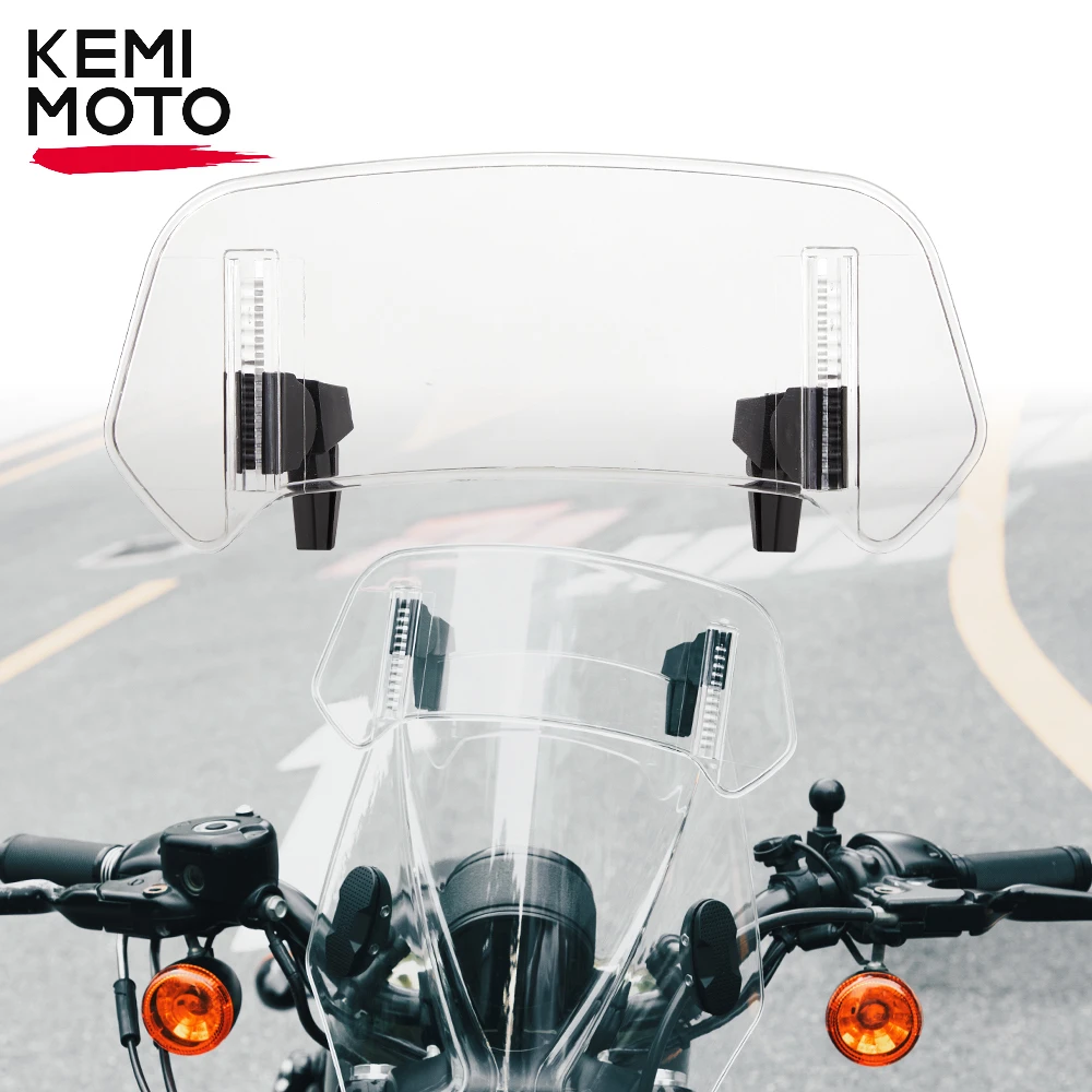 

Universal Motorcycle Windshield for Yamaha for Honda CMX 500 NC750X for BMW for Iron 883 Adjustable Windscreen Spoiler Deflector