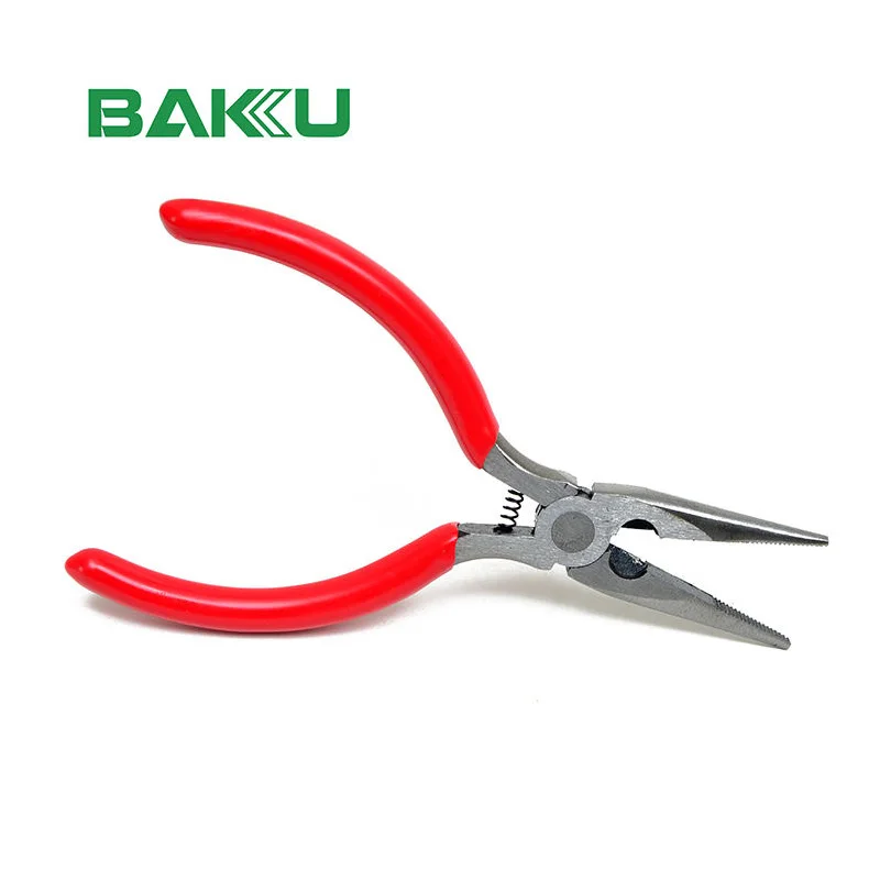 BAKU 5\'\' Advanced Hand Tool Wire Chrome Vanadium Long Nose Cutting Nipper Pliers 125mm