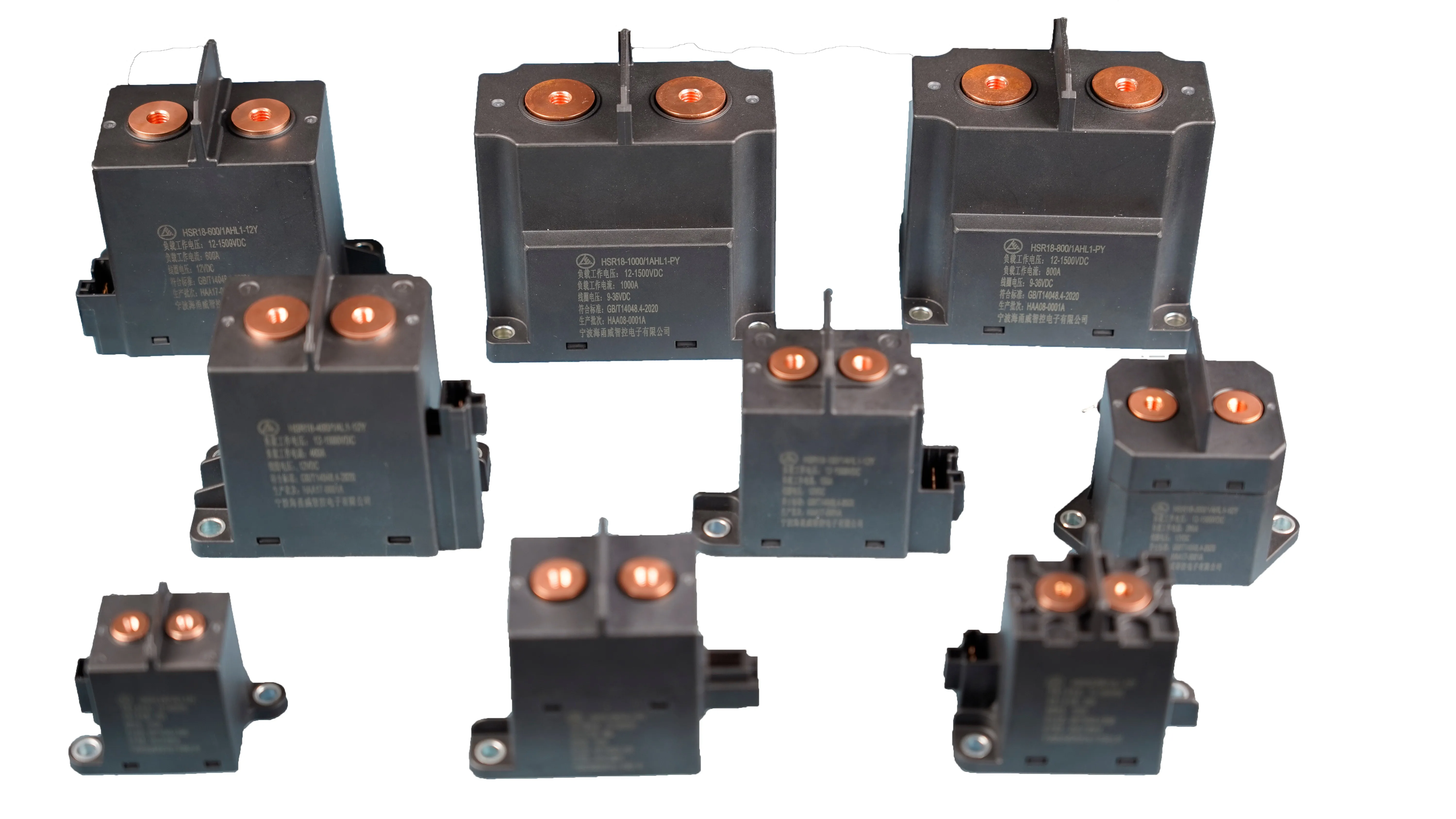 Ceramic Relay High Voltage 800A High Current 1000VDC EV PHEV  Relay Switch for Charging System PV Inverter Contactor