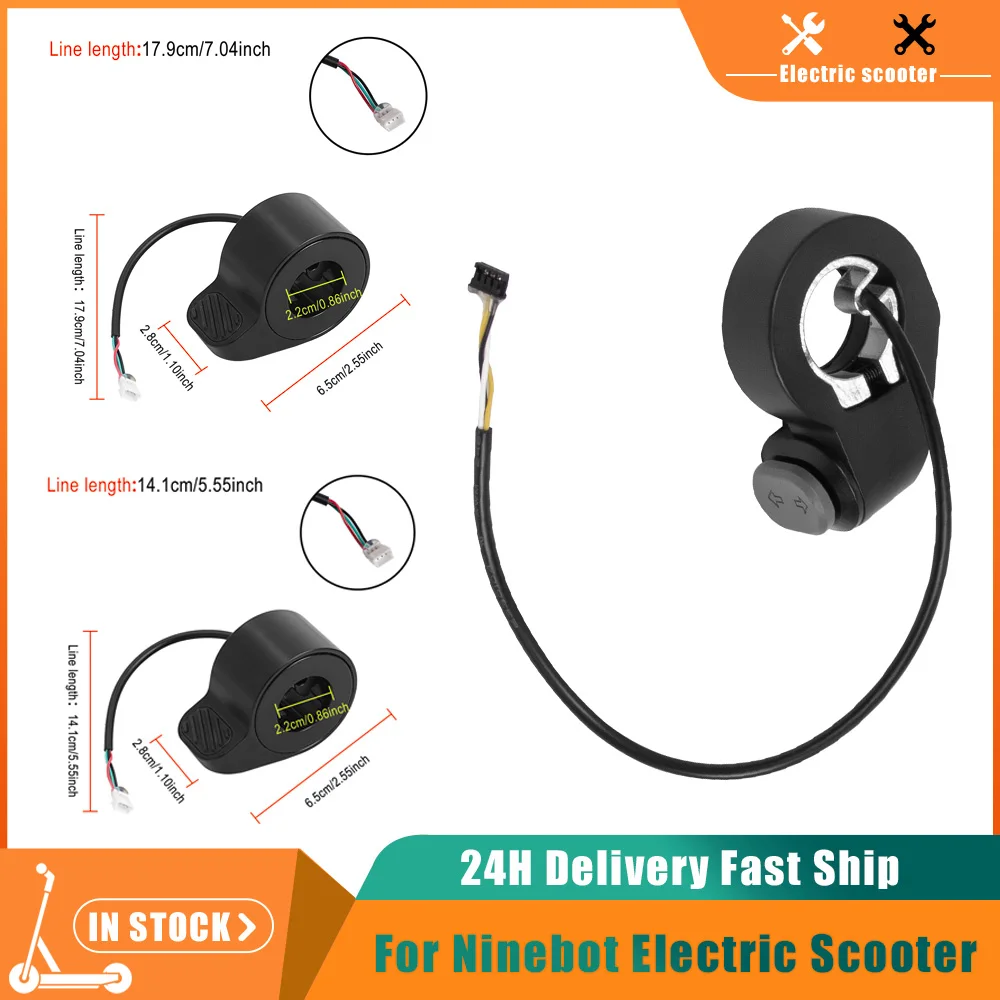 Horn Turn Signal Switch Button for Ninebot By Segway  F2 F2 Plus Electric Scooter Throttle Accelerator Thumb Speed Control