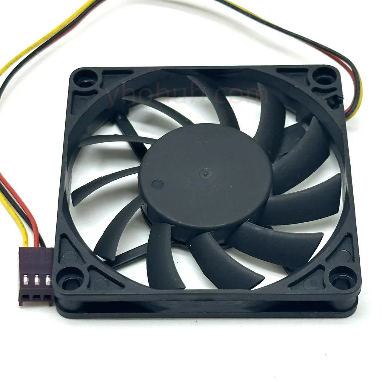 EVERFLOW R127010BU DC 12V 0.45AMP 3-Wire 70x70x10mm Server Square Fan