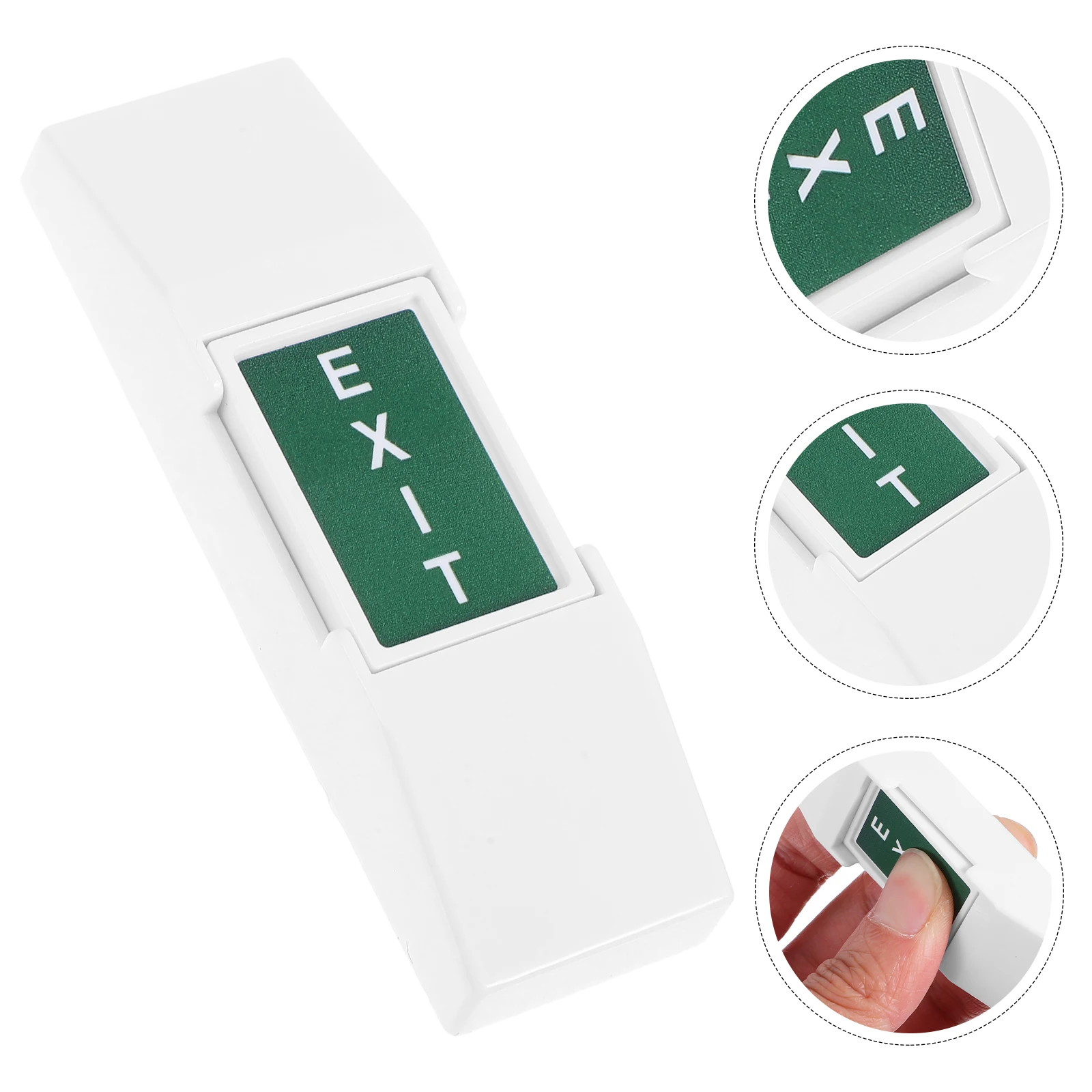 4pcs Emergency Exit Push Sturdy Electric Gate Door Control Button Automatic Wall Switch For Office Store Access Control Gate