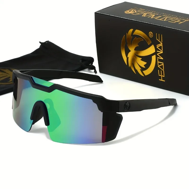 

1PC-New fashionable light luxury neutral sunglasses, retro large-frame sports cycling glassesNNN