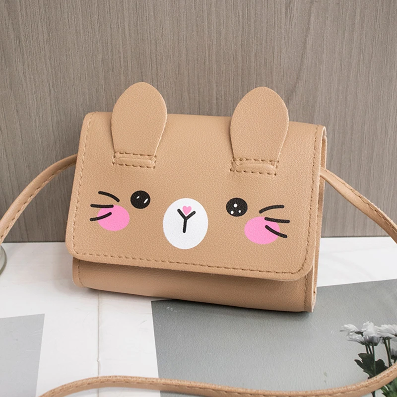 Mini bolsos de mano para niños, bolsos de hombro tipo bandolera pequeños de cuero PU a la moda de princesa para niñas, monedero bonito para niños