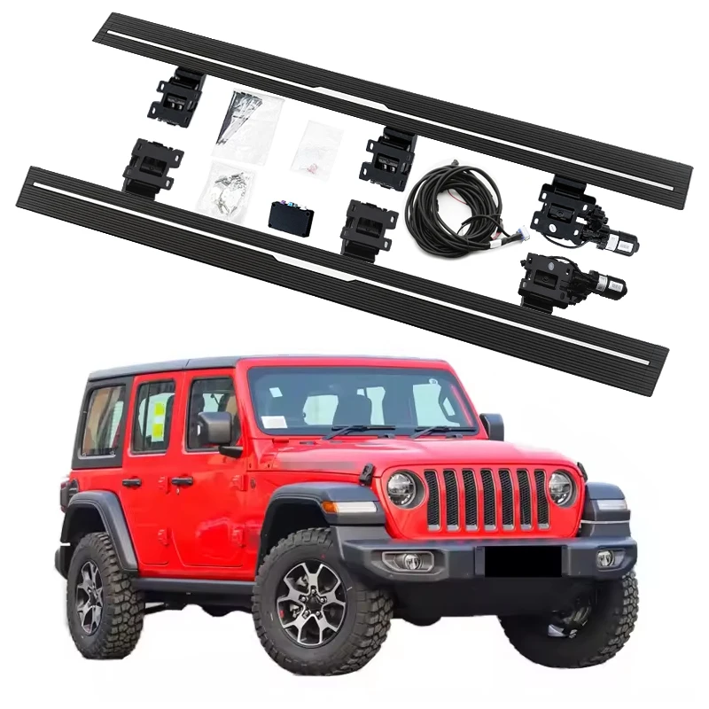 

Cc CarAutomatic Electric Power Side Step Running Board for Jeep Wrangler JL 4 Door Sahara Rubicon 2018-2024