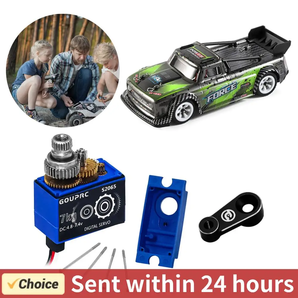 7KG Waterproof RC Digital Micro Servo with Servo Horn Metal Gear Servo Mini Servo for 1/10 RC Crawler Car SCX10 III TRX4 TRX6