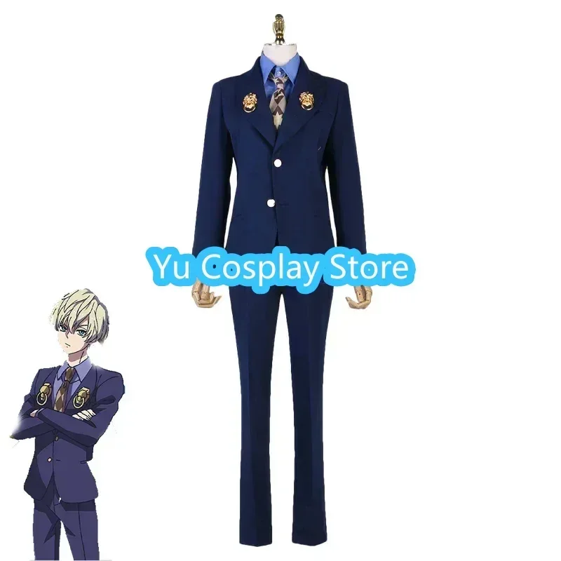 Anime HIGH CARD Leo Constantine Pinochle Cosplay Costume Fancy Party Clothing Formal Suit Halloween Carnival Uniform Custom Made