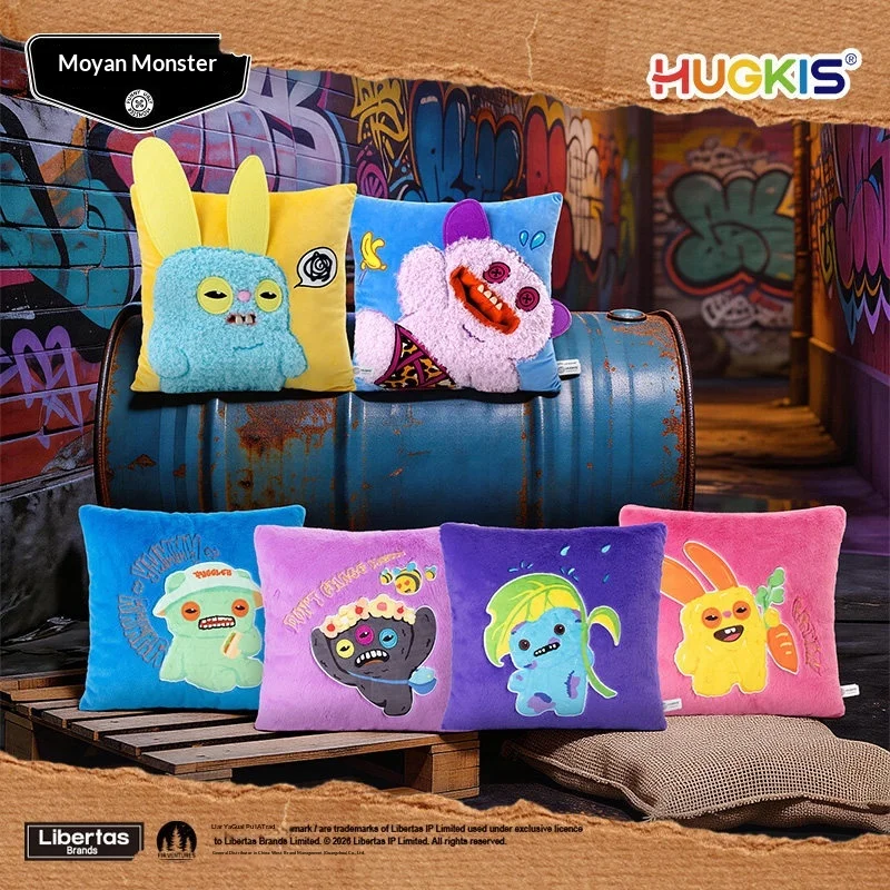 Hugkis Fuggler Funny Ugly Monster Plush Toys Kawaii Stuffed Doll Pendants Refrigerator Stickers Home Decor Gifts