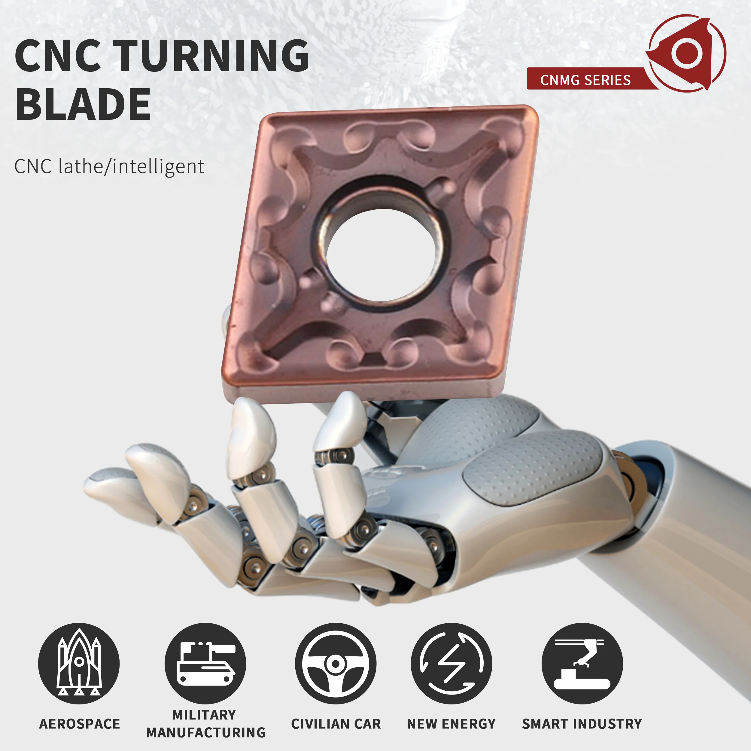 CNMG120404-MA CV8088 CNMG120408 tornio CNC utensili per tornitura inserto in metallo duro taglio di ghisa e acciaio universale di alta qualità