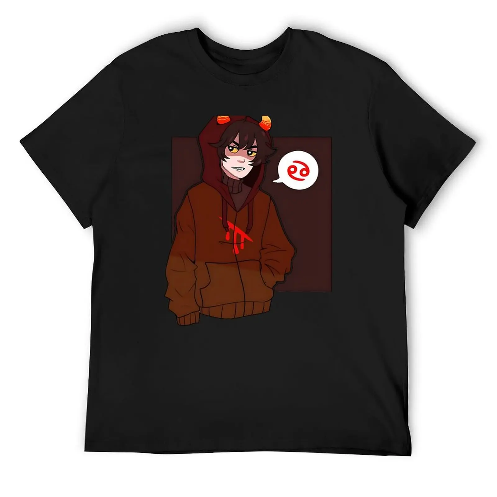 

Homestuck Trolls T-Shirt funny shirt cotton oversized t shirt anime quick-drying mens workout shirts