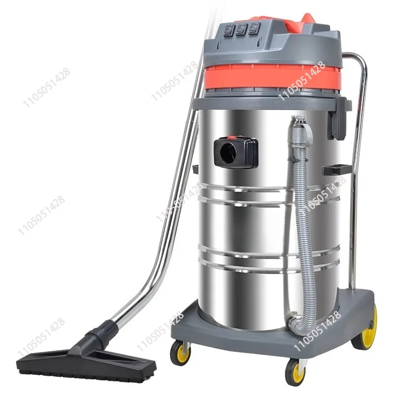 

Профессиональный 3-моторный 3000 Вт 80 л высококачественный промышленный пылесос для влажной и сухой уборки