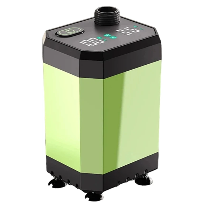 

Насос для душа для кемпинга, набор для душа на открытом воздухе, экран для душа для кемпинга, интеллектуальный цифровой дисплей, регулируемый душевой комплект 6000 мАч