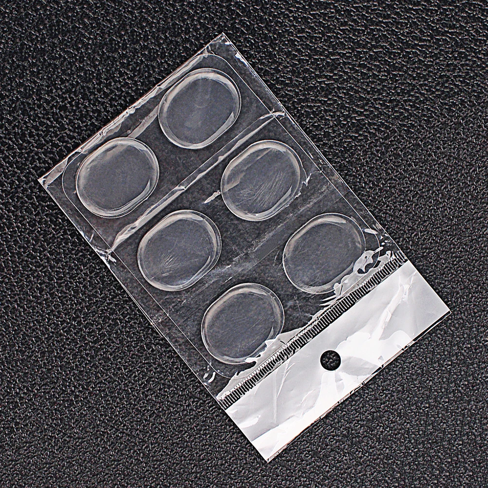 

6 Pcs Mute Pad Self-adhesive Snare Drum Noise-absorbing Silicone Damper Muffler