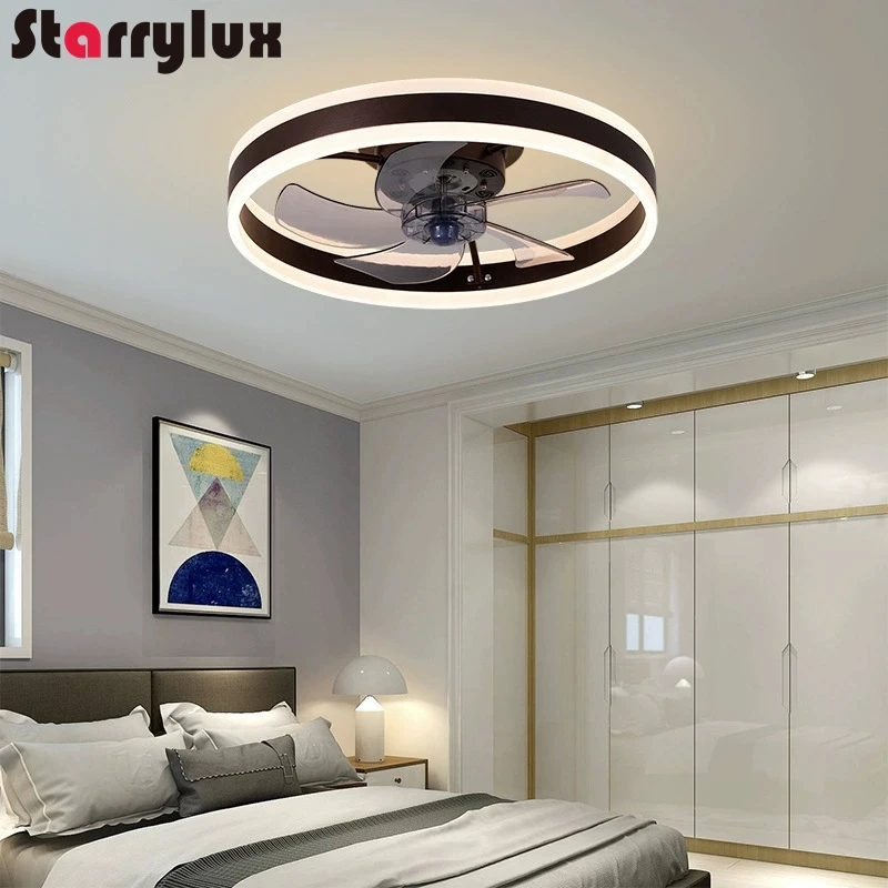 

Modern Design LED Ceiling Fan Light with Remote Control for Living Room Bedroom Dinning Room