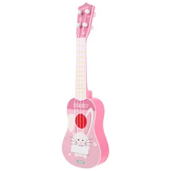 Rabbit Beginner Classical Ukulele Guitar Musical Instrument Kids Toys for Children Early Education Leaning Toy Gift
