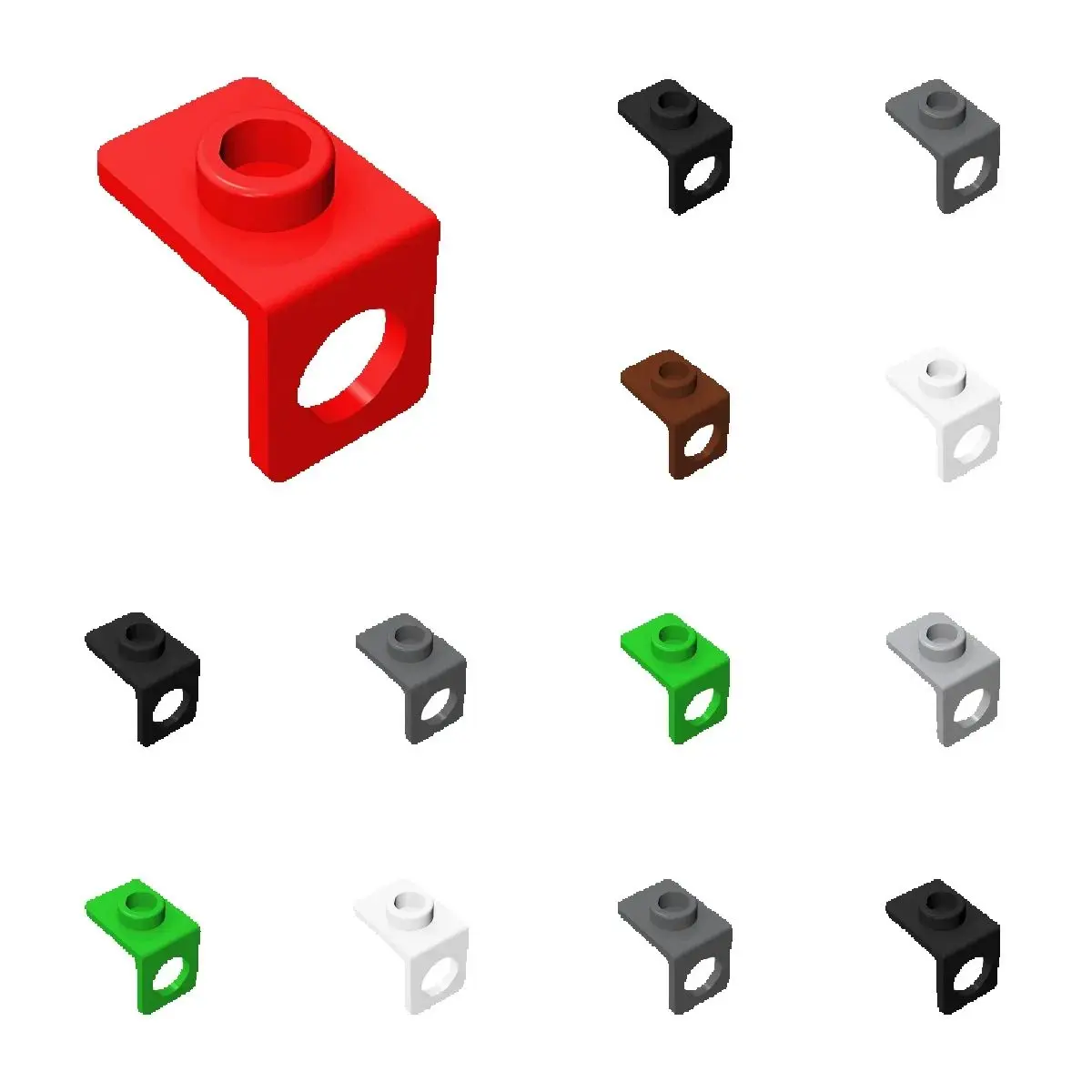 50pcs 42446 Neck Bracket Back Stud Bricks Collections Bulk Modular Toys For Technical MOC DIY 1Pcs Sale Building Blocks