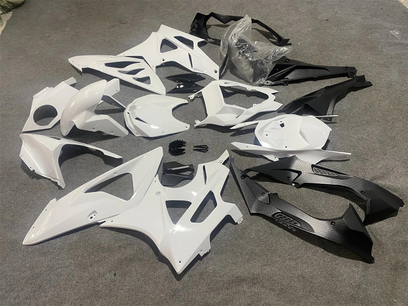 Motorcycle Fairing Kit Suitable for S1000RR 09-14 S1000 2009 2010 2011 2012 2013 2014 Fairing White