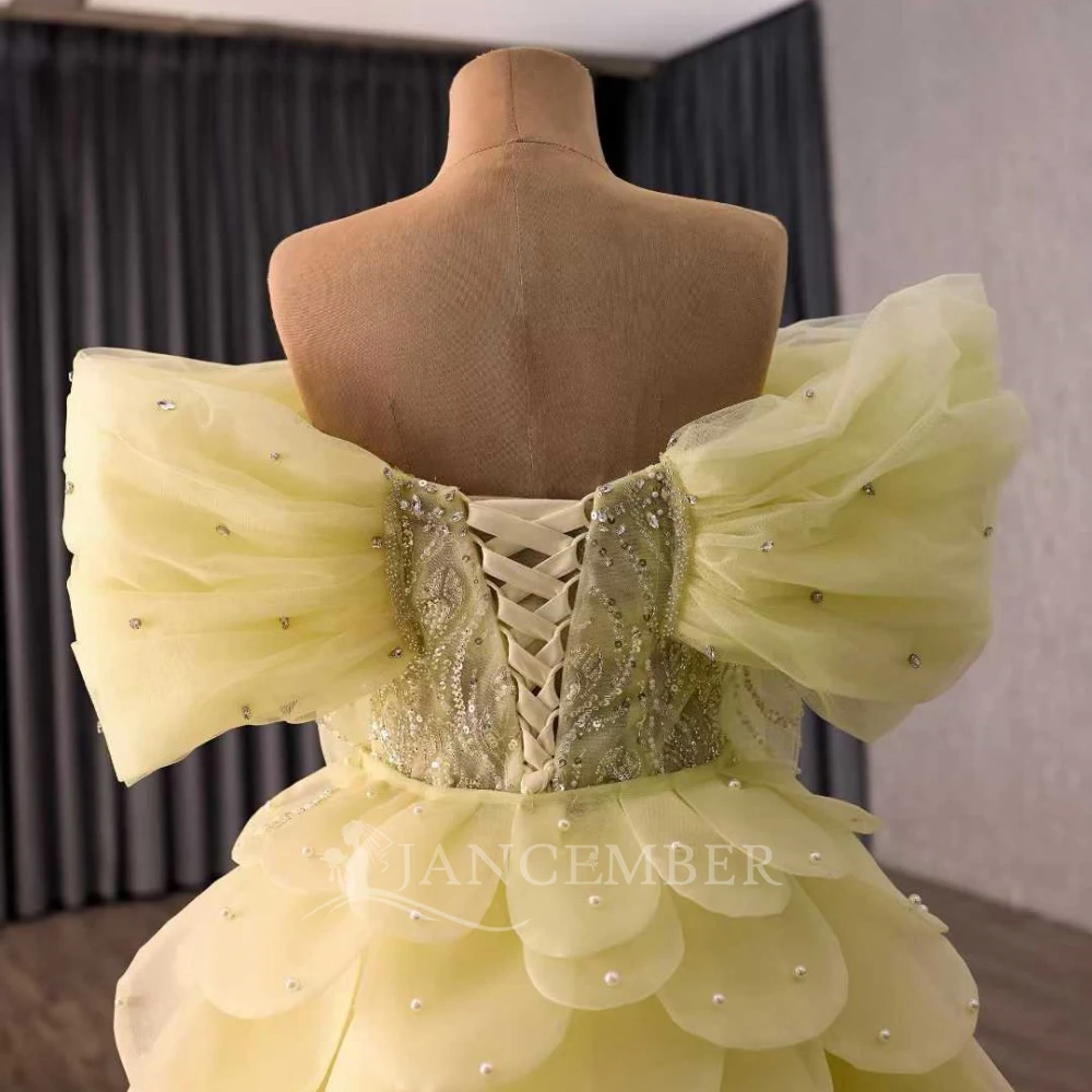 Glitzernde Quinceanera-Kleider, glänzende Geburtstagsfeier, Prinzessin, Vestidos de 15, Quinceañera, maßgeschneiderte A-Linie, abnehmbare Schleppe