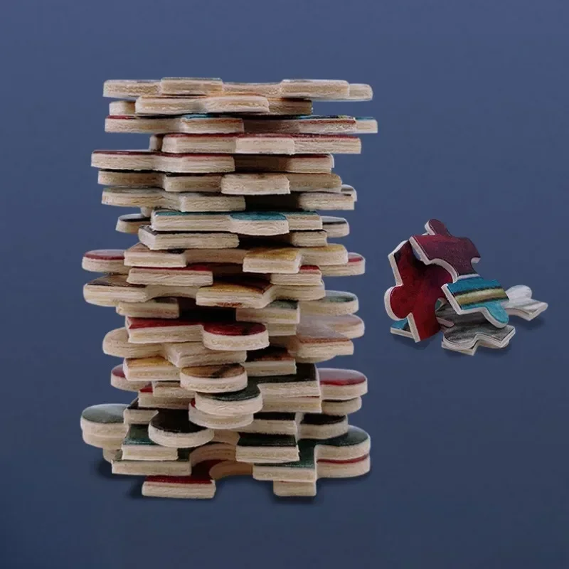 75*50cm quebra-cabeça de madeira 1000 pçs filhotes animais adulto brinquedos de entretenimento educativo presente de natal jogo da família