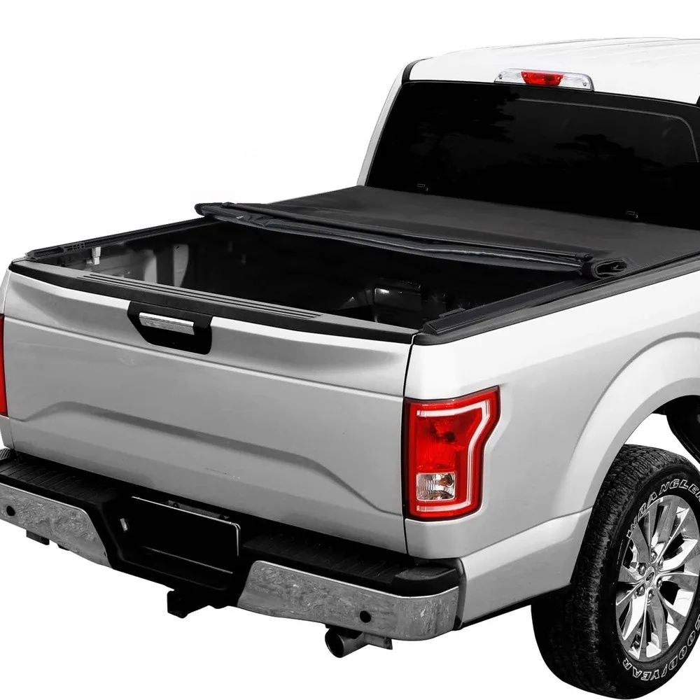5.8FT Soft Roll Up Tonneau Cover Replacement for Silverado 1500 2007 2026