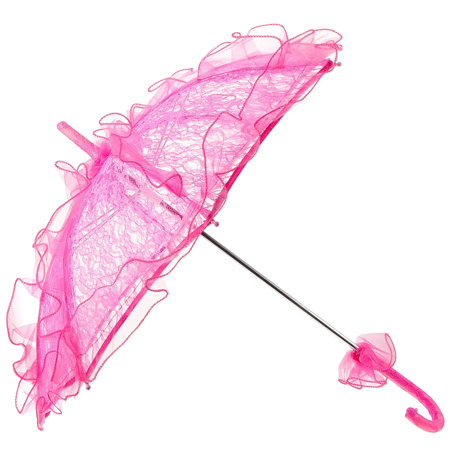 

Wedding Lace Umbrella Bridal Parasol Exquisite Craftsmanship Reliable Material Stage Performances Tea Party Photo Props