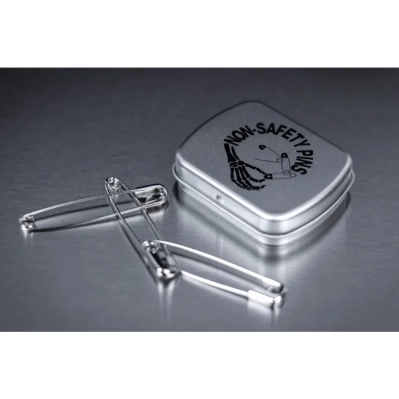 Non-Safety Pins by Juan Colas – Professional Close-Up Magic Trick, Visual Illusion of Pins Penetrating Fingers, Stage & Parlor