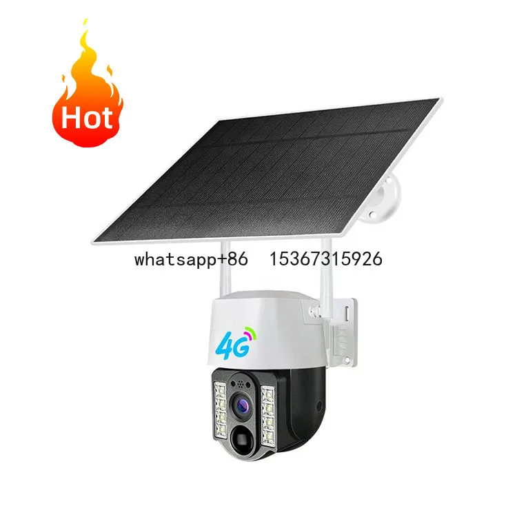 

High quality CCTV cam video surveillance 4g wifi outdoor solar camera