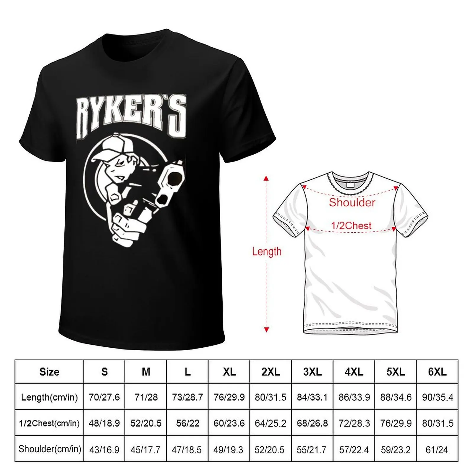 Needed Gifts Rykers To The Blood Slim Fit Vintage Photograp T-Shirt Basic Simple Design Short Sleeve Shirt