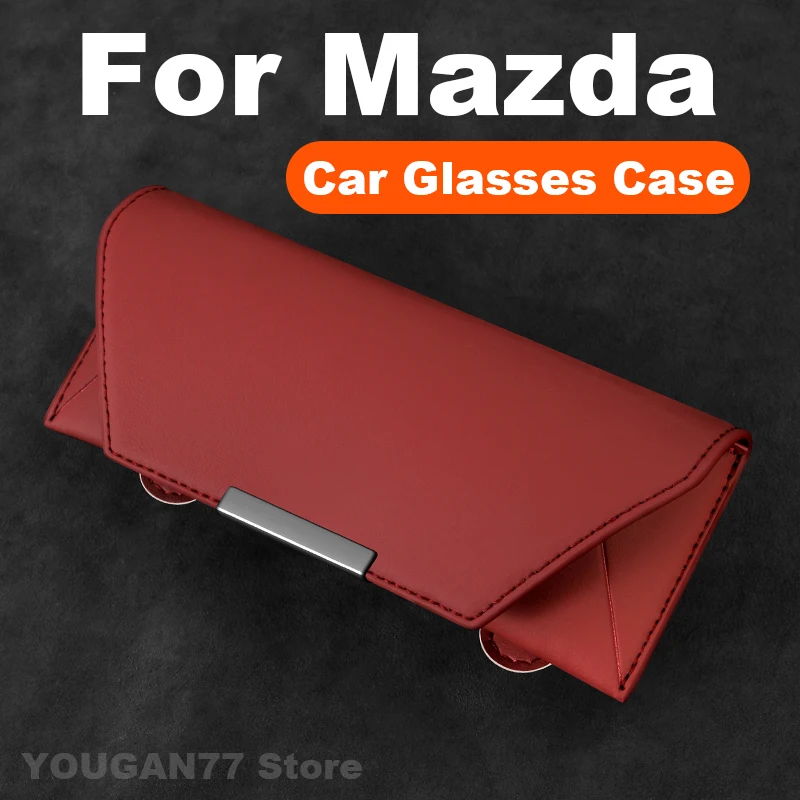 

Universal Car Glasses Case For Mazda 3 6 CX5 CX3 CX9 CX30 CX50 CX70 CX90 CX80 BT50 2025 MX30 Car Glasses Frame Mazda Accessories