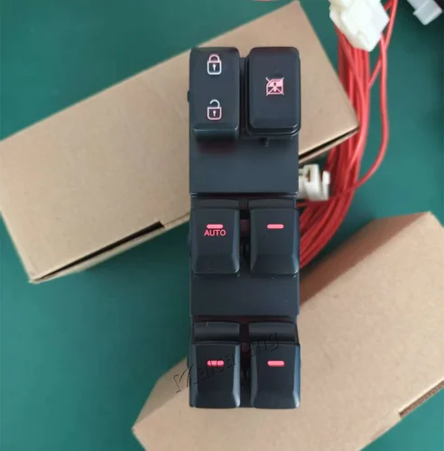 Imagen 2 del producto Botón de interruptor de elevación de ventana de coche eléctrico de luz roja para Kia Sportage 2011 2012 2013 2014 2015 2016 93570-3W600WK de alta calidad