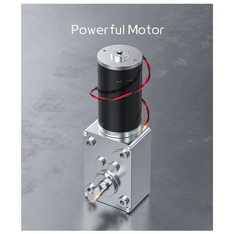 A23E-5840-31ZY Worm Gear DC Micro-Motor 12V/470RPM Can Be Reversed Metal Gear Boxes Self-Locking Motor