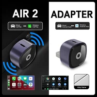 Adaptador Inalámbrico 2 en 1 para CarPlay y Android Auto, Caja Inteligente con IA para Sistemas Inteligentes de Automóvil, para Autos con CarPlay Cableado