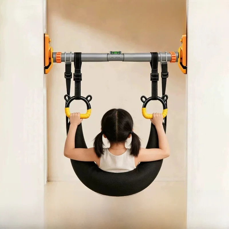 lumbar-traction-belt-children-swing-waist-single-bar-pull-up-aid-stretch-heightening-spine-training-corrector-fitness-equipment