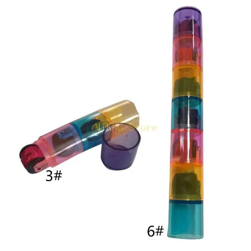 Grappig speelgoeddagboek 3 secties/6 secties rollende afdichting kleurrijke inkt pad postzegelgereedschappen verkoop