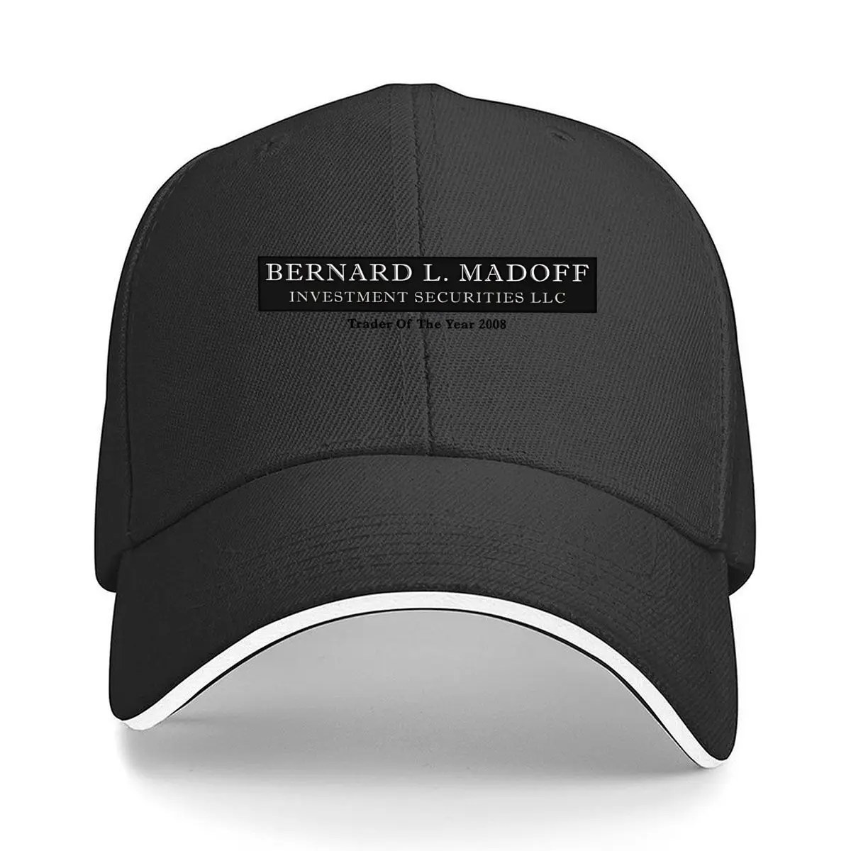 Bernard L Madoff Trader Of The Year 2008 Sandwich Baseball Cap