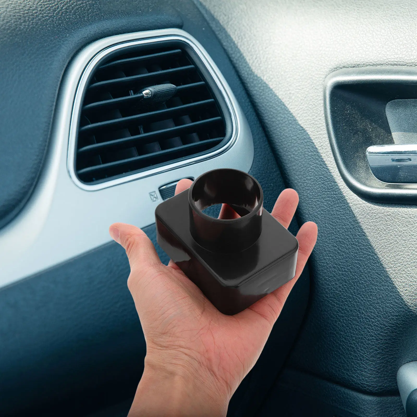 

4Pcs Car Air Conditioning Outlet Vent Connector Adapter for Car Interior Air Duct Extension Ventilation Duct Exhaust Hose