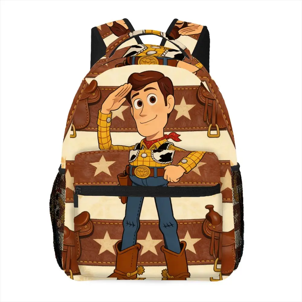 

1pc Toy Story Woody Pattern Printed Backpack, adjustable shoulder strap, essential for daily commuting and leisure